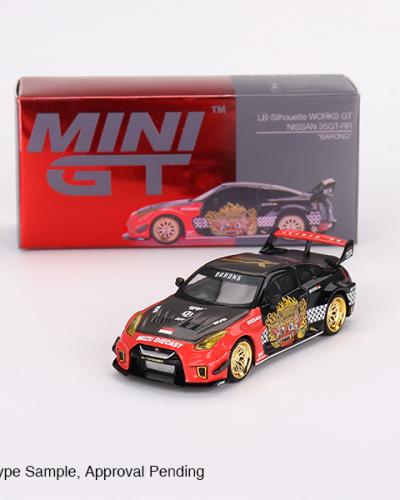 Minigt 1/64 Diecast BARONG, Bali- Indonesia. LB Silhouette Works Nissan 35RR GT