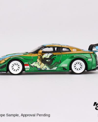 LB-Silhouette WORKS GT NISSAN 35GT-RR Ver.2 “PRINCESS RORO” MINI GT x MIZU Diecast