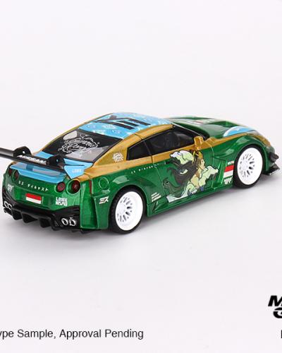 LB-Silhouette WORKS GT NISSAN 35GT-RR Ver.2 “PRINCESS RORO” MINI GT x MIZU Diecast
