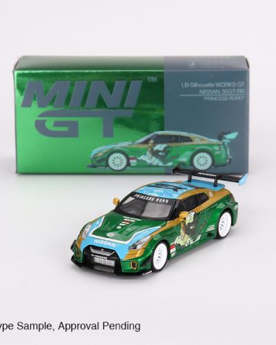 LB-Silhouette WORKS GT NISSAN 35GT-RR Ver.2 “PRINCESS RORO” MINI GT x MIZU Diecast